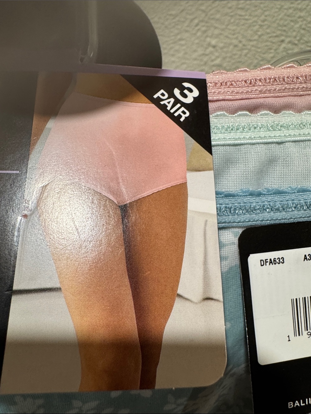 Bali Women's High-Waist Panties- Pink, Mint & Light Blue (3-Pack)